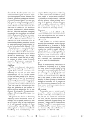 Pronunciation Textbook Discrepancies