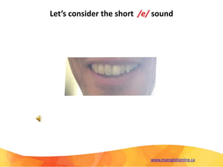 Pronunciation of /e/ and /æ/ | PPSX