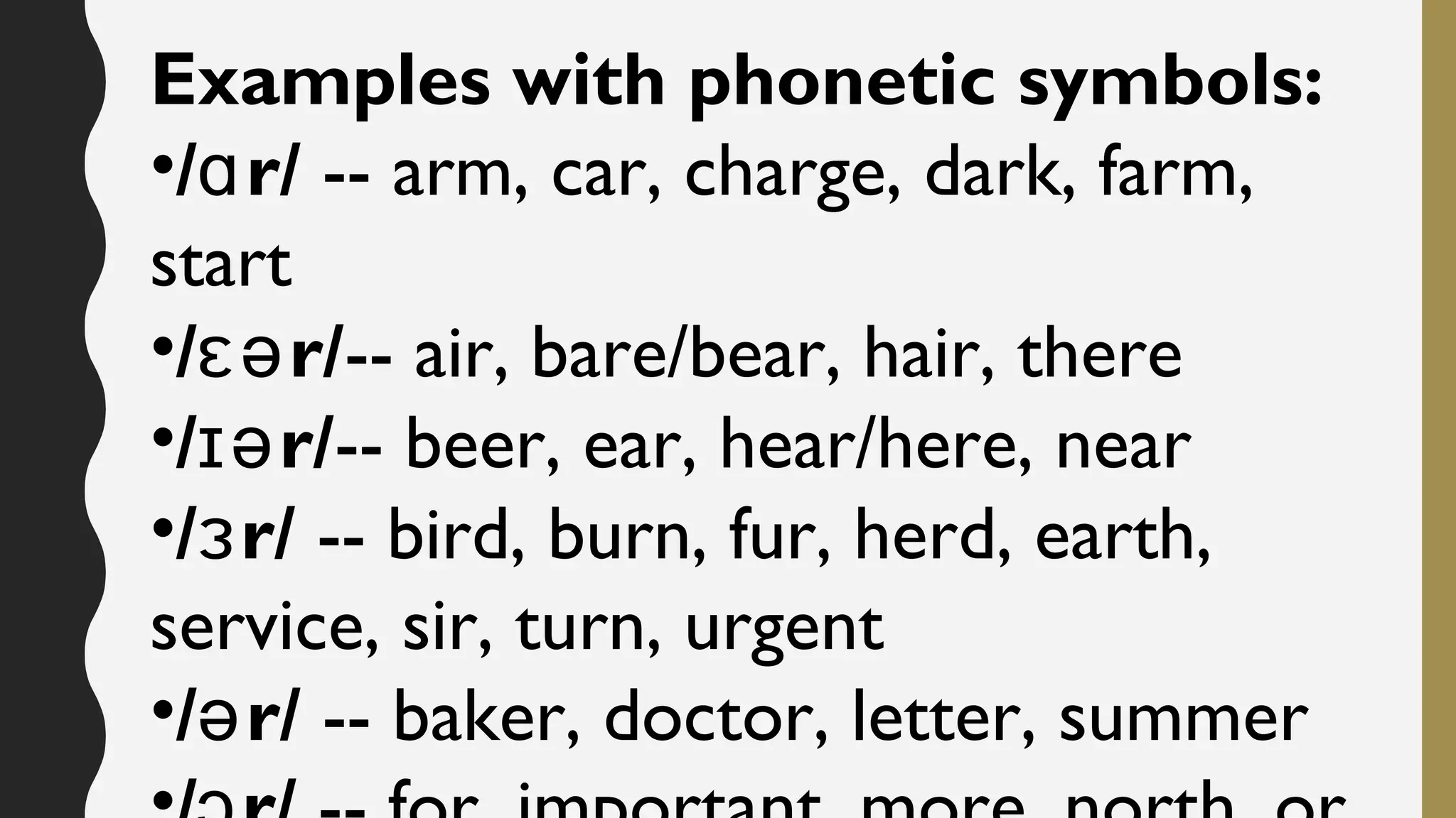 Pronunciation (Vowel) | PPT