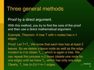 Theorems and Proofs for Discrete Mathematics. | PPT
