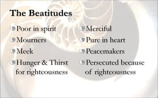 The Beatitudes 