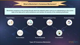 Consensus Proof What is Proof of Work? | PPTX