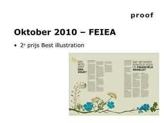 Oktober 2010 – FEIEA 2 e  prijs Best illustration 