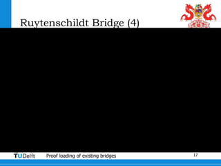 17Proof loading of existing bridges
Ruytenschildt Bridge (4)
 