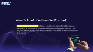 Proof of Address Verification: Key Requirements and Best Practices for ...
