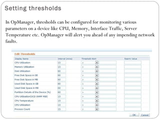 Proof of Concept Guide for ManageEngine OpManager | PPT