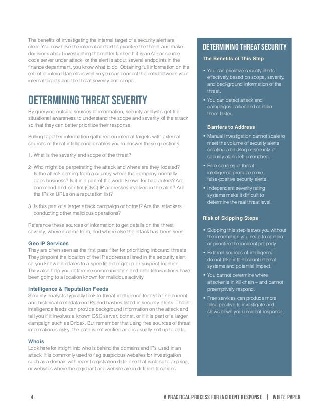 Incident response thesis image