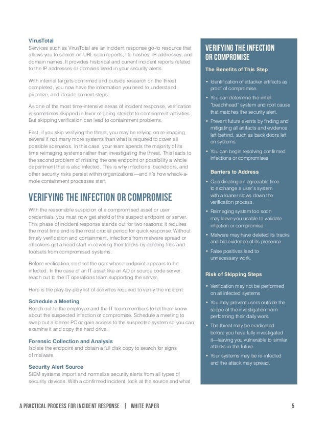 Incident response plan research paper image