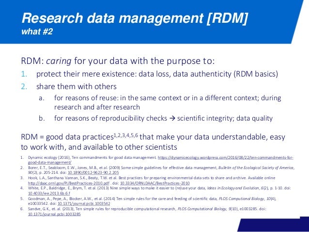 a basic course on research data management part 1 part 4