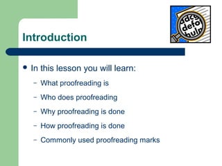 Proofreading | PPT