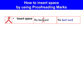 Proof reading marks | PDF | Desktop Publishing | Computer Software and ...