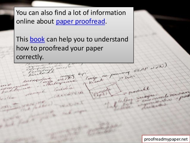 paper proofread