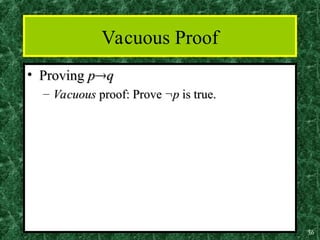 Basic proofs method Basic proofs methodd | PPT