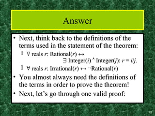 Basic proofs method Basic proofs methodd | PPT