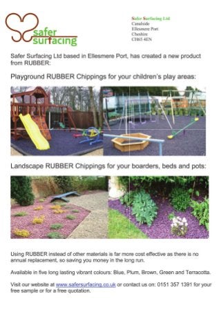 Playground Surfaces Rubber Suppliers