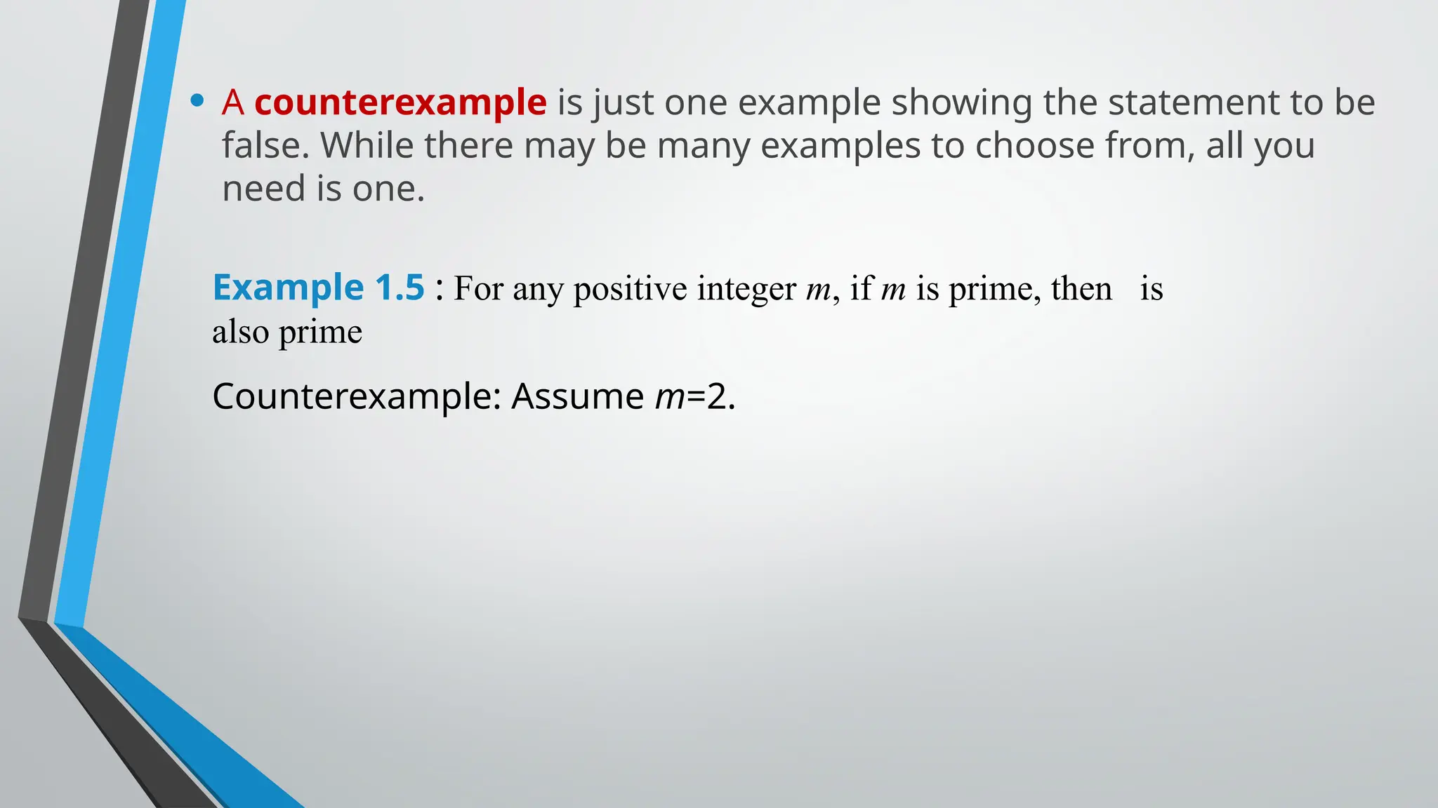 Direct proof and indirect proof meaning and examples ppt