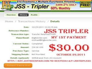 JSS Payment Proofs