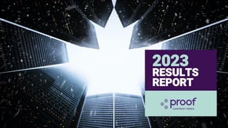 2023
RESULTS
REPORT
 