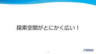 探索空間がとにかく広い！
11
 