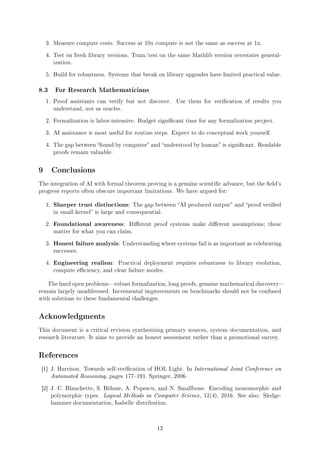 Proof Systems and AI Models in Mathematics | PDF