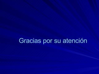 Gracias por su atención 