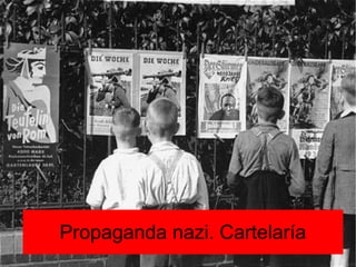 Propaganda nazi. Cartelaría
 