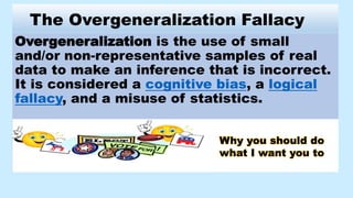 Propaganda Techniques Overgeneralizing Lesson By Dean Berry