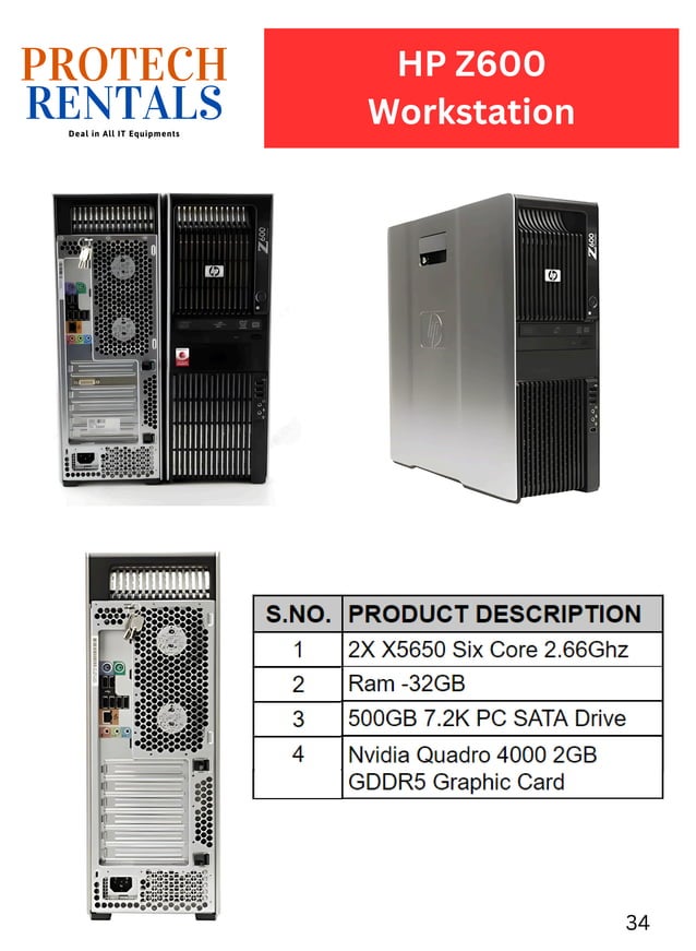 laptop and computer catalogue From Protech Rentals | PDF