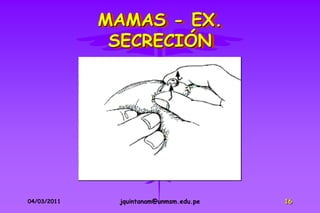 MAMAS - EX.
              SECRECIÓN




04/03/2011    jquintanam@unmsm.edu.pe   16
 