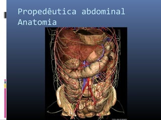 Propedêutica abdominal 
Anatomia 
 