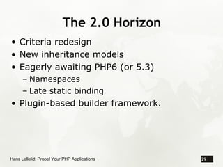 Propel Your PHP Applications | PDF