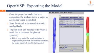 Validation of Propeller Optimization Using OpenVSP and FlightStream ...