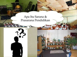 Apa Itu Sarana &
Prasarana Pendidikan
 