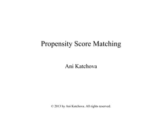 Propensity Score Matching with deferent methods | PDF