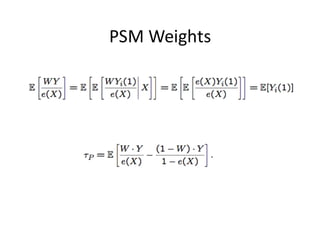 PSM	Weights
 