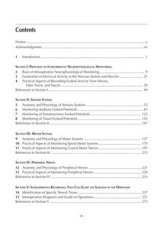 Intraoperative Neurophysiological Monitoring | PDF