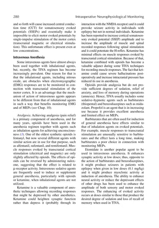 Intraoperative Neurophysiological Monitoring | PDF