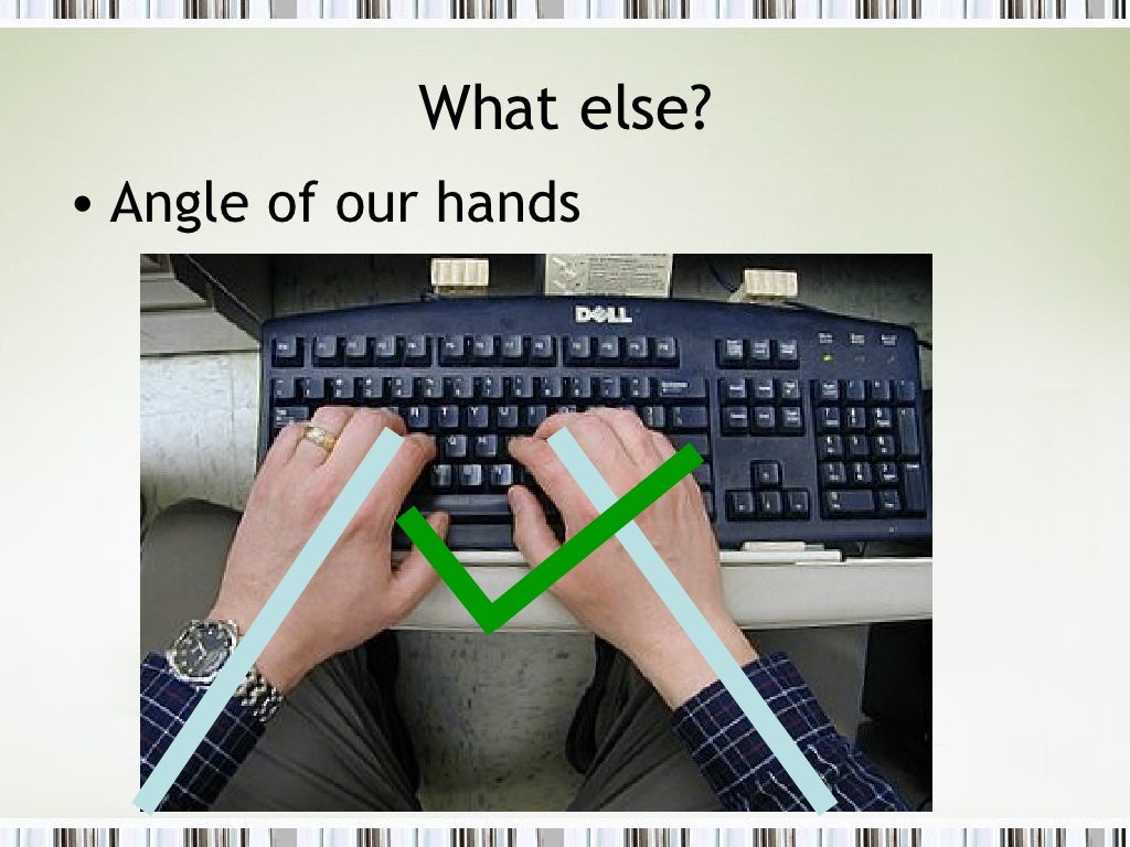 Proper Keyboarding Technique
