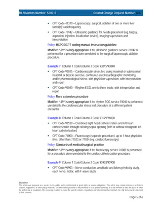 Proper Use Of Modifier 59