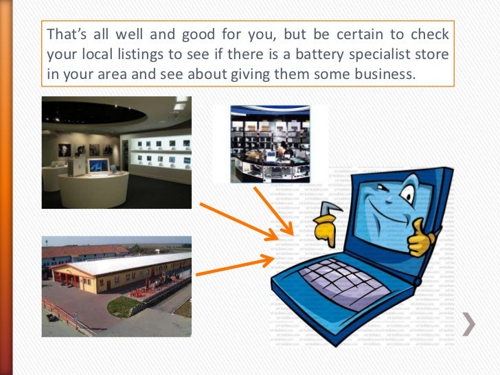 Proper disposal of laptops batteries