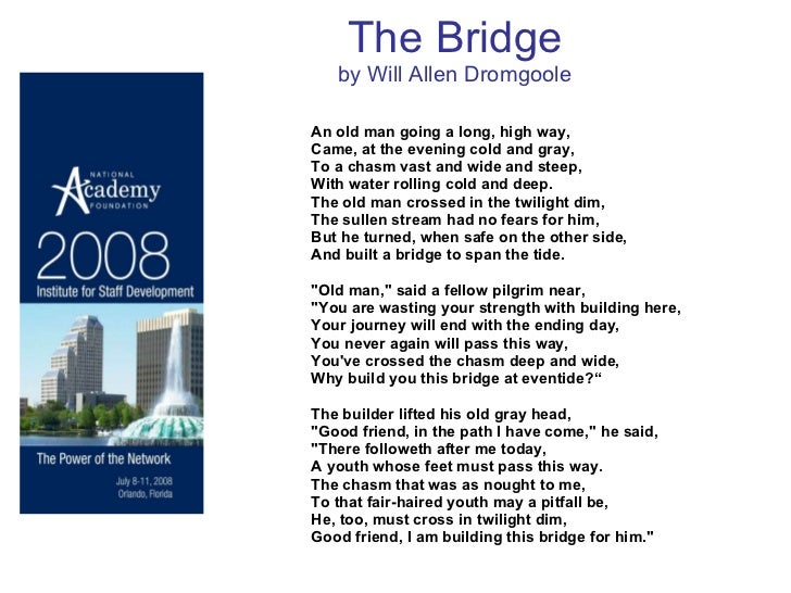 Old man at the bridge essay questions image