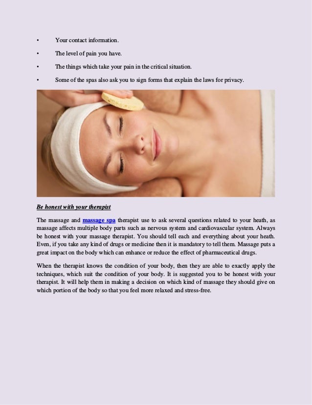 Proper Guide To Take Massage
