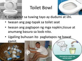 Proper handling of hygiene equipments (for school children) | PPT