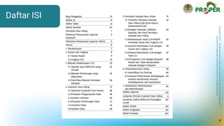 Copyright
©
2021
Direktorat
Jenderal
Pengendalian
Pencemaran
dan
Kerusakan
Lingkungan
Kementerian
Lingkungan
Hidup
dan
Kehutanan
RI
All
Rights
Reserved
Daftar ISI
9
 
