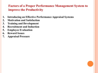 Proper Performance Management System Helps Organizations To Improve The ...