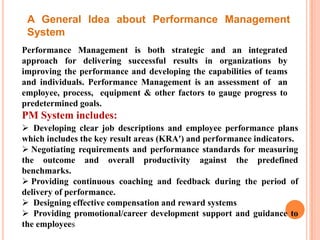 Proper Performance Management System Helps Organizations To Improve The ...