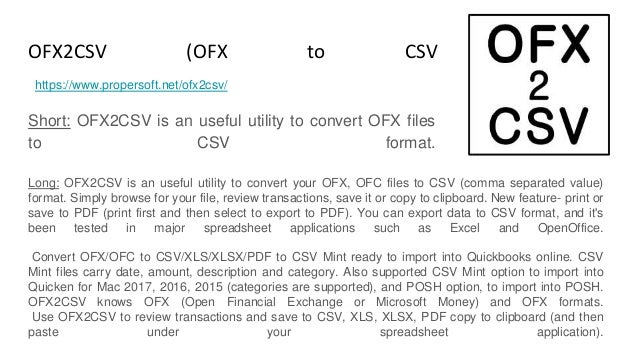 convert pdf to ofx qif or csv