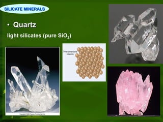 What Are Silicate Rocks Properties minerals and rocks | PDF