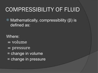 Liquid Compresibility Understanding Fluid Compressibility: Principles, History, and ...