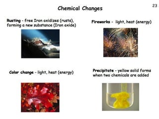 Chemical Changes

23

 